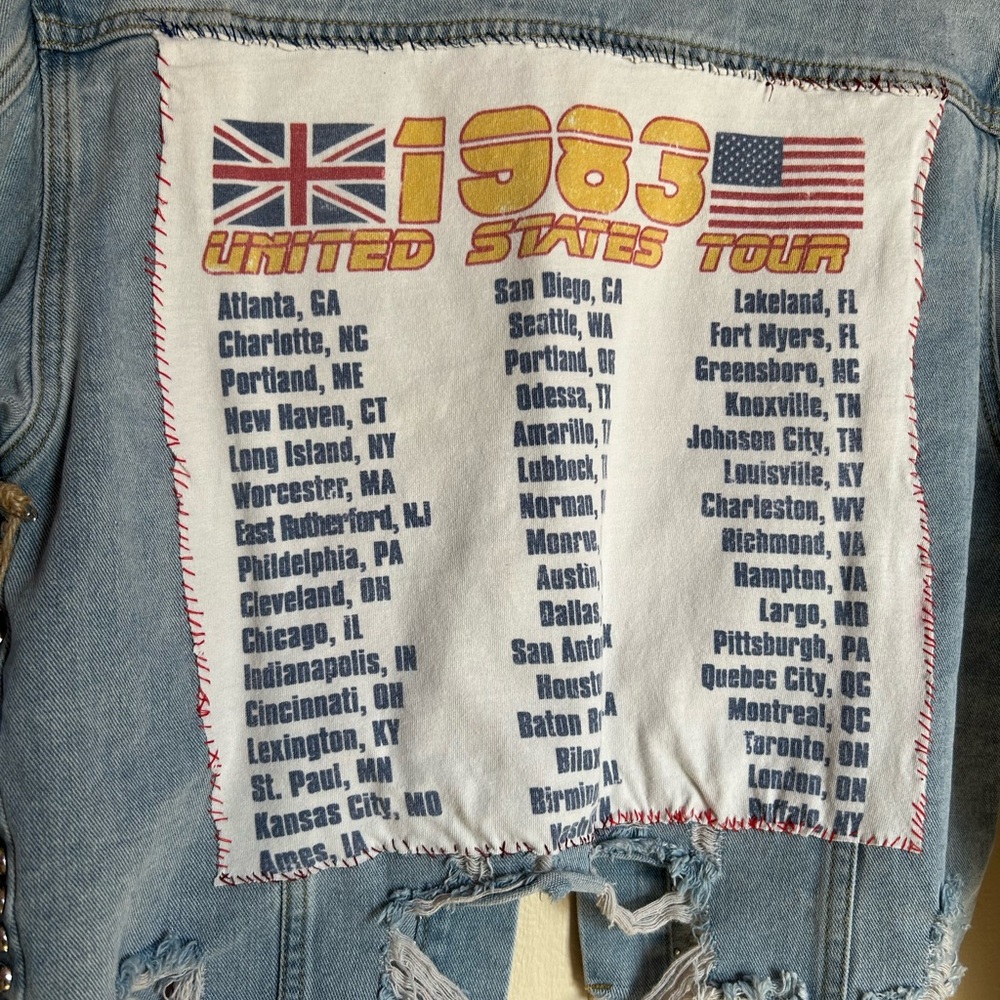 Upcycled Def Leppard Jacket - Picture 5 of 6